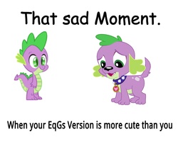 Size: 5000x4000 | Tagged: safe, spike, dog, equestria girls, g4, spike the dog, text