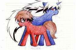 Size: 2386x1591 | Tagged: safe, artist:spectral-ninja, day and night rikuo, ponified