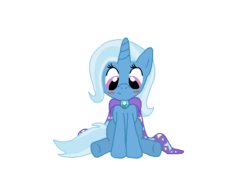 Size: 800x600 | Tagged: safe, artist:shiverbear, trixie, pony, unicorn, g4, blushing, female, mare, smiling, solo