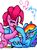 Size: 800x1070 | Tagged: safe, artist:cutehooves, pinkie pie, rainbow dash, g4, female, lesbian, ship:pinkiedash, shipping, tickling