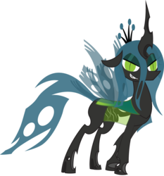 Size: 933x1000 | Tagged: safe, artist:daisyhead, queen chrysalis, changeling, changeling queen, g4, crown, female, jewelry, regalia, simple background, solo, transparent, transparent background, vector