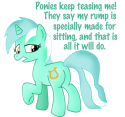 Size: 821x768 | Tagged: safe, artist:ajmstudios, lyra heartstrings, pony, unicorn, g4, butt, female, mare, plot, simple background, solo, transparent background
