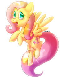 Size: 1200x1500 | Tagged: safe, artist:zoiby, fluttershy, g4, female, solo, sparkles