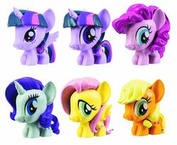 Size: 1000x820 | Tagged: safe, applejack, fluttershy, pinkie pie, rarity, twilight sparkle, alicorn, pony, g4, cute, fash'ems, female, mare, toy, twilight sparkle (alicorn)