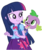 Size: 344x414 | Tagged: safe, spike, twilight sparkle, dog, equestria girls, g4, backpack, dash for the crown, duo, equestria girls prototype, female, game, male, simple background, spike the dog, transparent background, vector