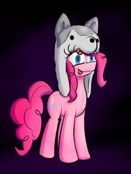 Size: 600x800 | Tagged: safe, artist:senx, pinkie pie, g4, female, hat, solo, tongue out