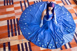 Size: 900x600 | Tagged: safe, artist:rosieru-chan, twilight sparkle, human, g4, clothes, cosplay, dress, irl, irl human, photo, solo