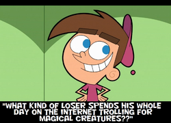 Size: 864x623 | Tagged: safe, screencap, g4, barely pony related, quote, tara strong, the fairly oddparents, timmy turner