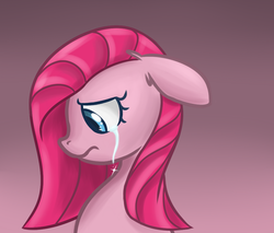 Size: 1000x850 | Tagged: safe, artist:thezealotnightmare, pinkie pie, g4, crying, female, pinkamena diane pie, sad, solo