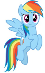 Size: 3400x5500 | Tagged: safe, artist:mlpvectors203, artist:mrlolcats17, artist:mrlolkitters17, rainbow dash, pegasus, pony, g4, .psd available, absurd resolution, cute, cutie mark, dashabetes, female, flying, looking at you, mare, simple background, smiling, smirk, solo, transparent background, vector