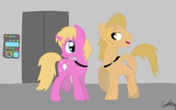 Size: 900x560 | Tagged: safe, artist:lomise, kes, neelix, ponified, star trek, star trek: voyager, why