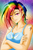 Size: 533x800 | Tagged: safe, artist:wickedz, rainbow dash, human, g4, female, humanized, piercing, solo