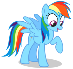 Size: 5043x4777 | Tagged: safe, artist:qwertycz, rainbow dash, g4, absurd resolution, female, simple background, solo, transparent background, vector