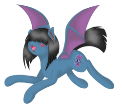 Size: 1484x1346 | Tagged: safe, artist:mondlichtkatze, bat pony, pony, zubat, pokémon, ponified, simple background, solo, transparent background