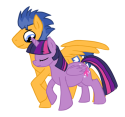Size: 1283x1199 | Tagged: safe, artist:piperwolf201, flash sentry, twilight sparkle, alicorn, pegasus, pony, equestria girls, g4, my little pony equestria girls, equestria girls ponified, female, male, ponified, ship:flashlight, shipping, simple background, straight, transparent background, twilight sparkle (alicorn)