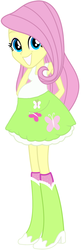 Size: 585x1805 | Tagged: safe, fluttershy, equestria girls, g4, female, looking at you, pregnant, pregnant edit, solo, teen pregnancy