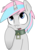 Size: 7441x10627 | Tagged: safe, artist:grumblepluck, artist:knoeki, edit, oc, oc only, oc:knoeki, pony, unicorn, absurd resolution, collar, female, recolor, simple background, solo, transparent background, vector