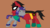 Size: 1280x728 | Tagged: safe, artist:ttgojinxplz, alicorn, pony, ponified, raven (dc comics), robin, shipping, teen titans