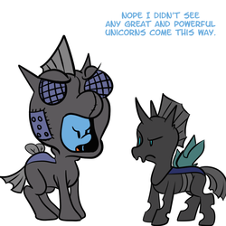 Size: 1000x1000 | Tagged: safe, artist:fauxsquared, trixie, changeling, trixie is magic, g4, clothes, costume, hoodie