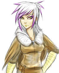 Size: 1024x1280 | Tagged: safe, artist:ereb-tauramandil, gilda, human, g4, female, hand on hip, humanized, simple background, solo, white background