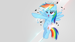 Size: 1920x1080 | Tagged: safe, artist:divideddemensions, rainbow dash, g4, female, solo, vector, wallpaper