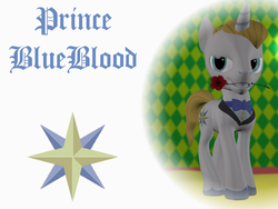 Size: 770x580 | Tagged: safe, artist:neros1990, prince blueblood, g4, 3d, gmod, male, solo