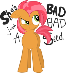 Size: 642x717 | Tagged: safe, artist:deerspit, babs seed, g4, female, solo