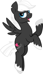 Size: 486x832 | Tagged: safe, artist:deerspit, oc, oc only, pegasus, pony, solo