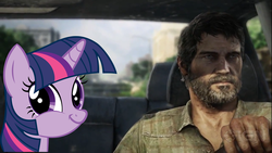 Size: 1366x768 | Tagged: safe, twilight sparkle, g4, joel, the last of us, twiface, wrong neighborhood