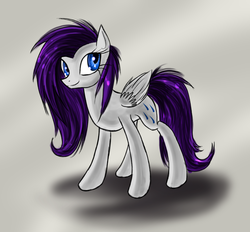 Size: 920x853 | Tagged: safe, artist:myhysteria, oc, oc only, oc:ice rain, pegasus, pony, smiling, solo