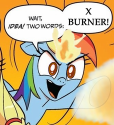 Size: 334x366 | Tagged: safe, rainbow dash, g4, exploitable meme, hitman reborn, meme, reborn, two words meme