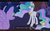 Size: 1280x800 | Tagged: safe, artist:transcribedmlp, screencap, princess celestia, twilight sparkle, alicorn, pony, g4, magical mystery cure, my little pony: friendship is magic, female, mare, twilight sparkle (alicorn), youtube caption