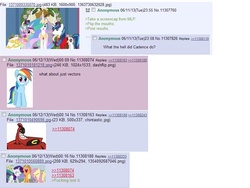 Size: 800x600 | Tagged: safe, screencap, applejack, fluttershy, princess cadance, princess celestia, rainbow dash, rarity, shining armor, g4, 4chan, 4chan screencap, the crimson chin