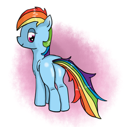 Size: 583x581 | Tagged: safe, artist:mascimus, rainbow dash, g4, butt, female, plot, solo