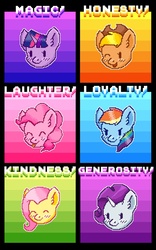 Size: 700x1124 | Tagged: safe, artist:steveholt, applejack, fluttershy, pinkie pie, rainbow dash, rarity, twilight sparkle, g4, mane six, pixel art