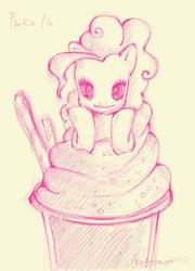 Size: 600x835 | Tagged: safe, artist:aftermoonrise, pinkie pie, g4, ice cream