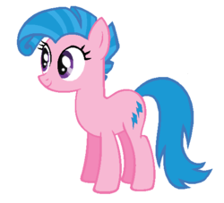 Size: 517x469 | Tagged: safe, artist:durpy, color edit, candy mane, firefly, earth pony, pony, g1, g4, female, g1 to g4, generation leap, mare, palette swap, race swap, recolor, simple background, solo, white background