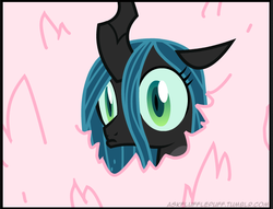 Size: 666x509 | Tagged: safe, artist:mixermike622, queen chrysalis, oc, oc:fluffle puff, tumblr:ask fluffle puff, g4, reaction image