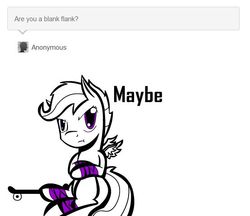 Size: 552x478 | Tagged: safe, artist:shadesofeverfree, scootaloo, ask shredder-loo, g4, ask, female, skateboard, solo, tumblr