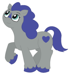Size: 708x768 | Tagged: safe, artist:voltrathelively, oc, oc only, solo, unshorn fetlocks