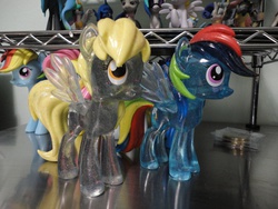 Size: 3648x2736 | Tagged: safe, derpy hooves, rainbow dash, pegasus, pony, g4, female, funko, mare, toy