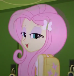 Size: 589x602 | Tagged: safe, screencap, fluttershy, equestria girls, g4, my little pony equestria girls, cropped, eyeshadow, female, solo