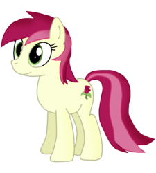 Size: 1280x1422 | Tagged: safe, artist:ajmstudios, roseluck, g4, female, simple background, solo, transparent background