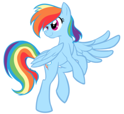 Size: 2148x1971 | Tagged: safe, artist:rhythmcrown, rainbow dash, g4, female, simple background, solo, transparent background, vector
