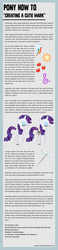 Size: 1000x4290 | Tagged: safe, artist:skeptic-mousey, applejack, octavia melody, princess celestia, rainbow dash, rarity, g4, cutie mark, design, how to, tutorial, typography