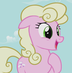 Size: 640x650 | Tagged: safe, millie, earth pony, pony, g4, background pony, female, mare, open mouth, solo