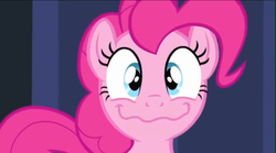 Size: 1064x593 | Tagged: safe, screencap, pinkie pie, equestria girls, g4, my little pony equestria girls, excited, faic, female, nervicited, nervous, scrunchy face, solo, wavy mouth