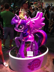 Size: 960x1280 | Tagged: safe, twilight sparkle, alicorn, pony, g4, official, female, irl, mare, photo, san diego comic con, sculpture, twilight sparkle (alicorn)