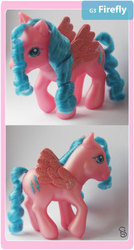 Size: 281x526 | Tagged: safe, artist:salemsparkler, firefly, g1, g3, customized toy, g1 to g3, generation leap, irl, photo, toy