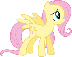 Size: 4004x3181 | Tagged: safe, artist:baumkuchenpony, fluttershy, g4, female, high res, simple background, solo, transparent background, vector